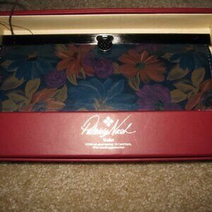 Patricia Nash Wallet 100% Full-Grain Leather PERUVIAN PAINTING print NWT Gift